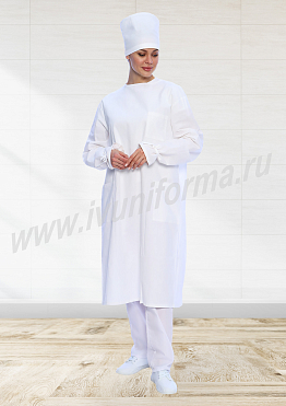 Халат женский для хирурга бязь арт. М-20-75-БЗ