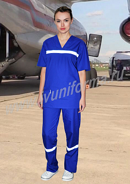 Костюм женский для скорой помощи арт. СП-02-03-ТС